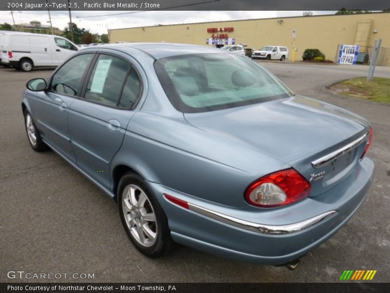 Pacific Blue Metallic / Stone 2004 Jaguar X-Type 2.5