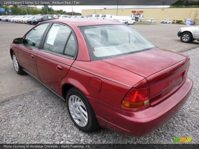 Medium Red / Tan 1999 Saturn S Series SL2 Sedan