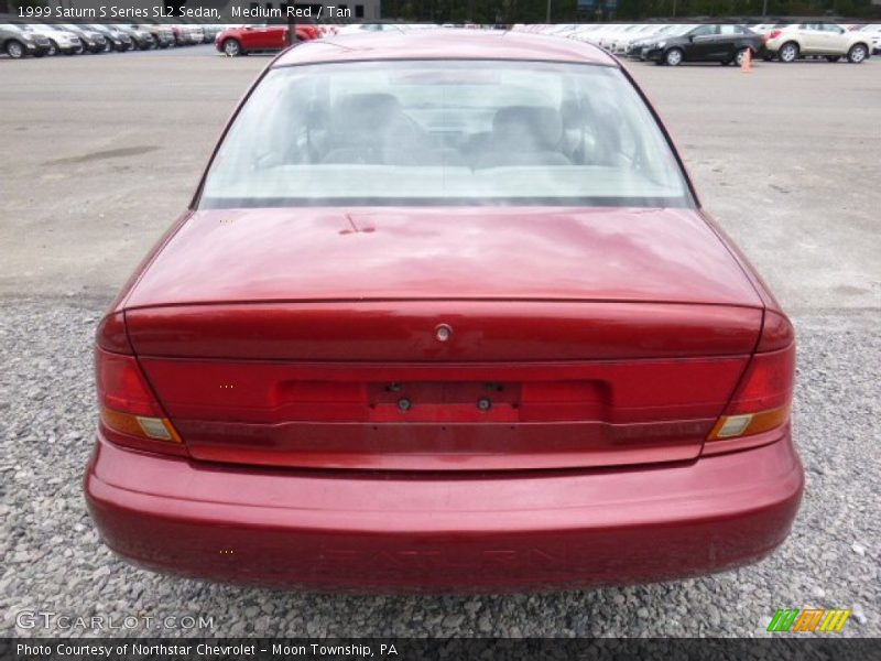 Medium Red / Tan 1999 Saturn S Series SL2 Sedan