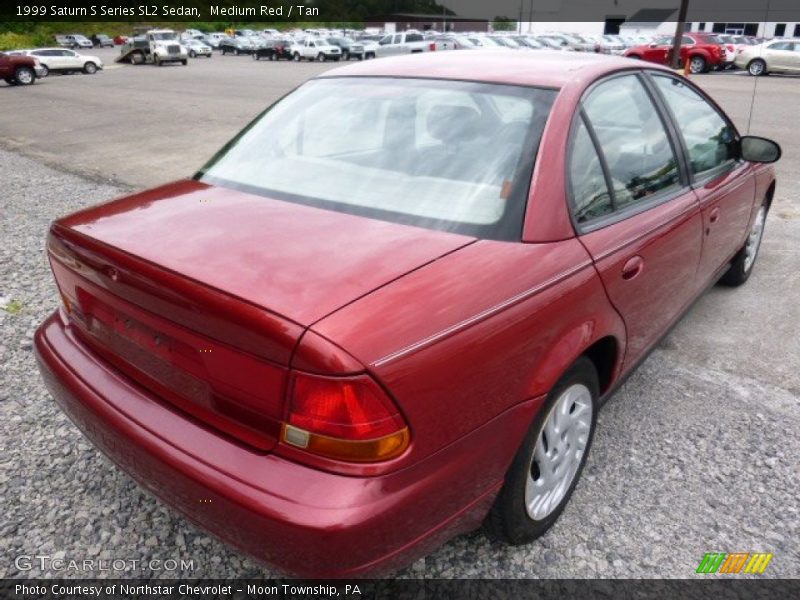 Medium Red / Tan 1999 Saturn S Series SL2 Sedan
