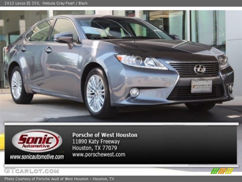 Nebula Gray Pearl / Black 2013 Lexus ES 350