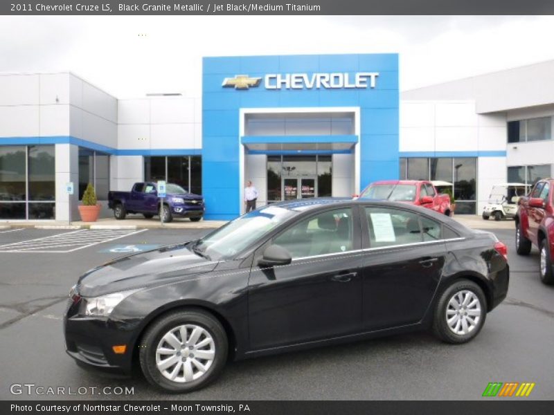 Black Granite Metallic / Jet Black/Medium Titanium 2011 Chevrolet Cruze LS