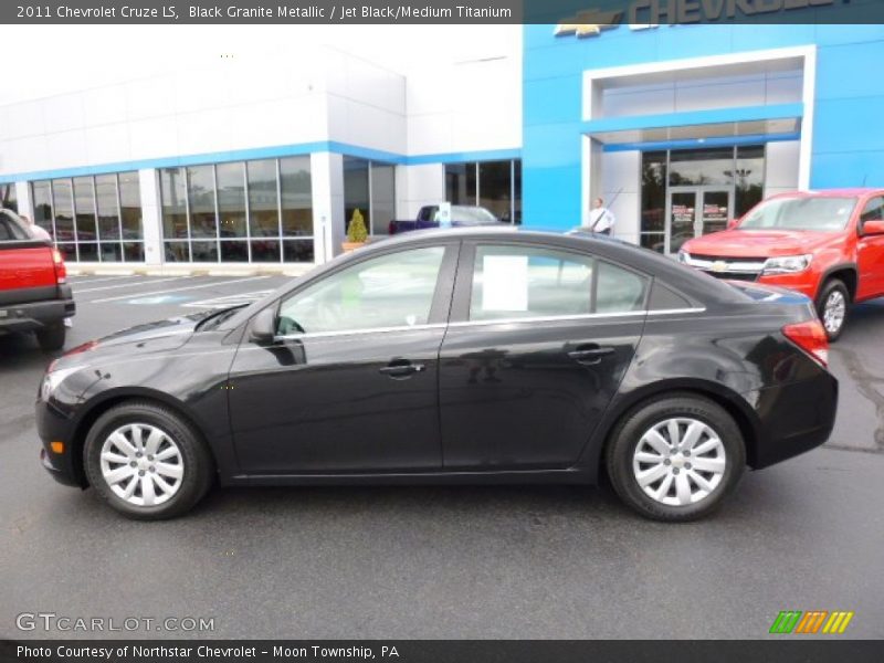 Black Granite Metallic / Jet Black/Medium Titanium 2011 Chevrolet Cruze LS