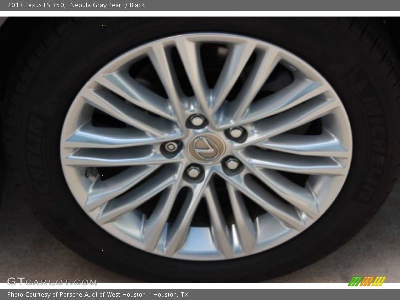 Nebula Gray Pearl / Black 2013 Lexus ES 350