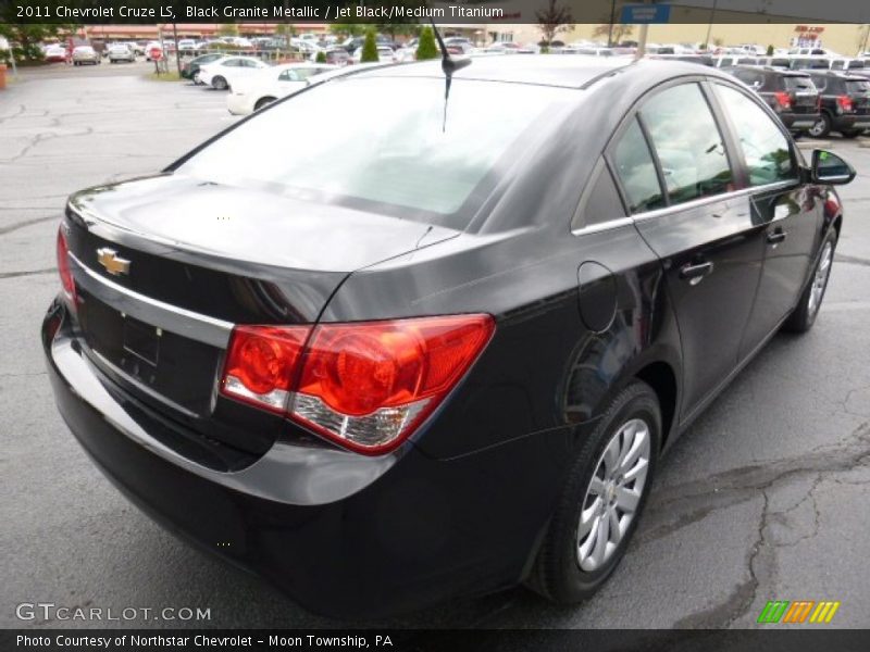 Black Granite Metallic / Jet Black/Medium Titanium 2011 Chevrolet Cruze LS