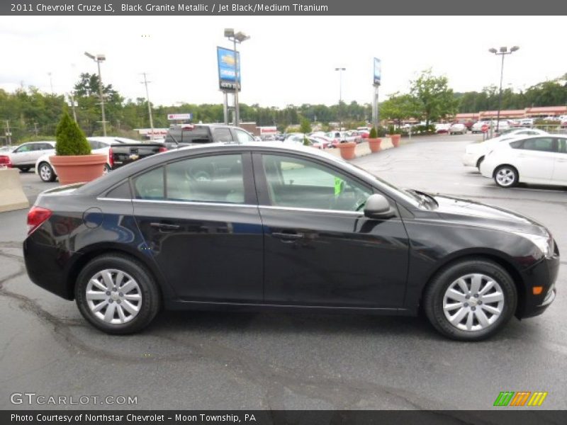 Black Granite Metallic / Jet Black/Medium Titanium 2011 Chevrolet Cruze LS