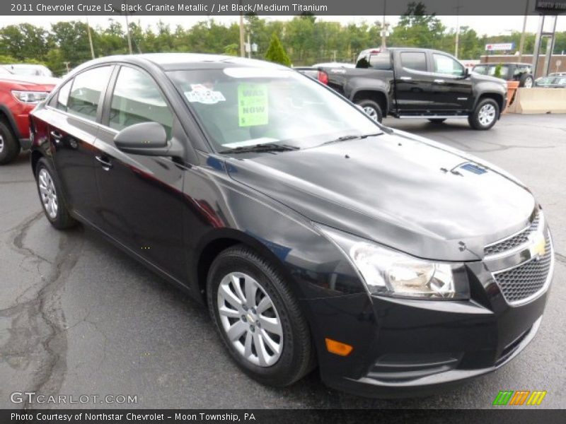 Black Granite Metallic / Jet Black/Medium Titanium 2011 Chevrolet Cruze LS