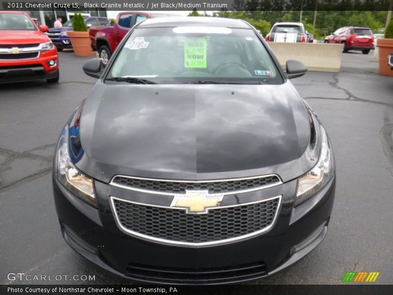 Black Granite Metallic / Jet Black/Medium Titanium 2011 Chevrolet Cruze LS
