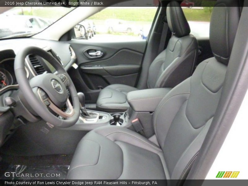 Bright White / Black 2016 Jeep Cherokee Limited 4x4