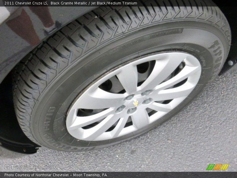 Black Granite Metallic / Jet Black/Medium Titanium 2011 Chevrolet Cruze LS