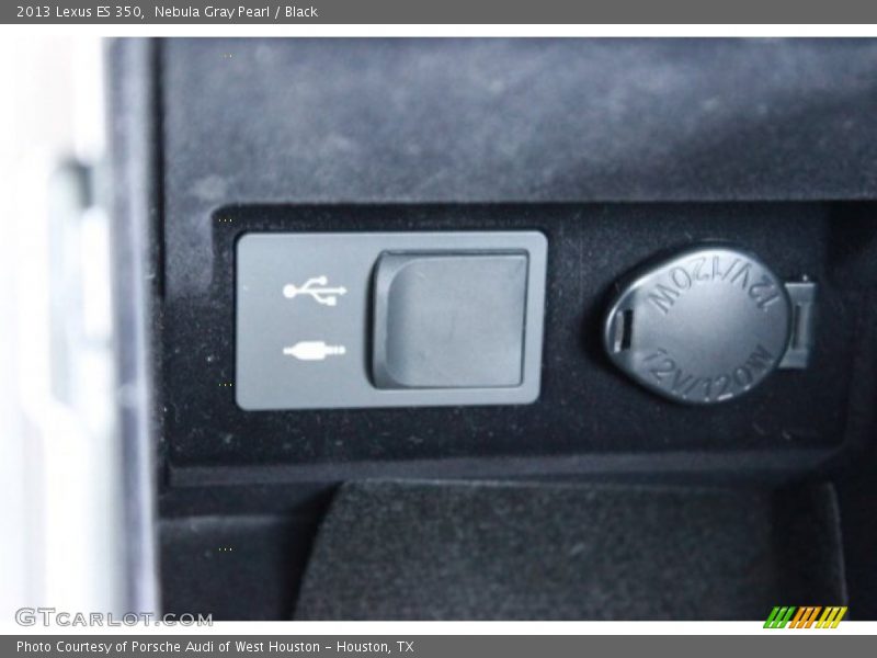 Nebula Gray Pearl / Black 2013 Lexus ES 350