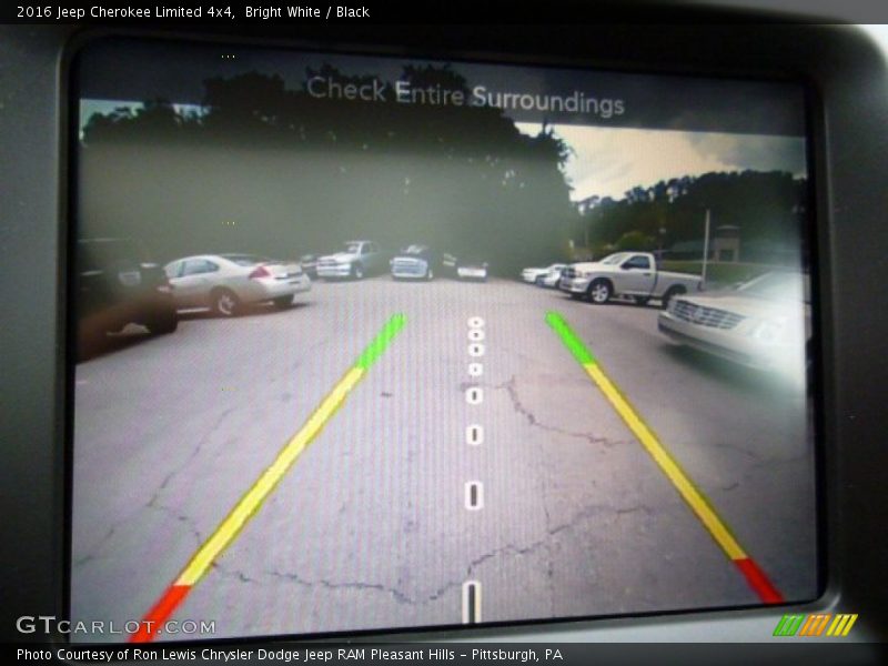 Bright White / Black 2016 Jeep Cherokee Limited 4x4