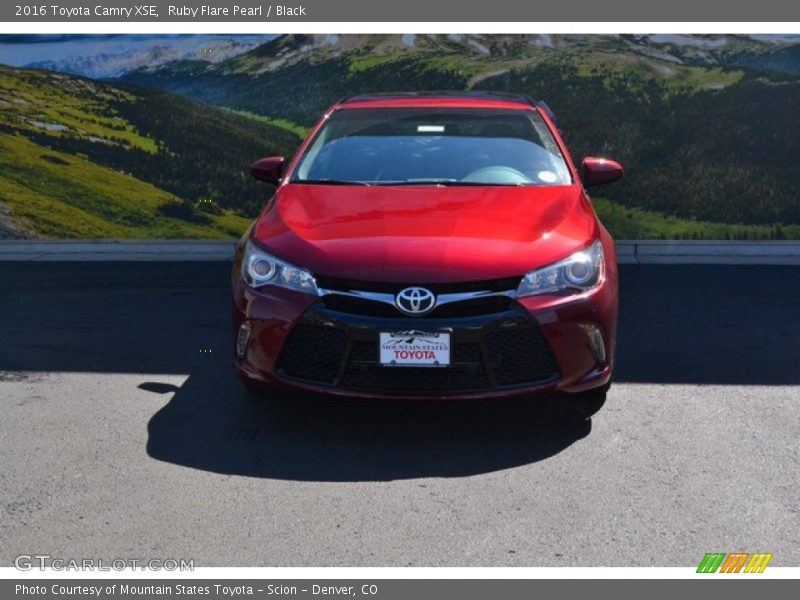 Ruby Flare Pearl / Black 2016 Toyota Camry XSE