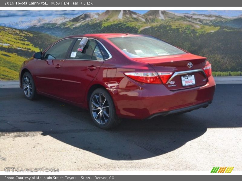 Ruby Flare Pearl / Black 2016 Toyota Camry XSE