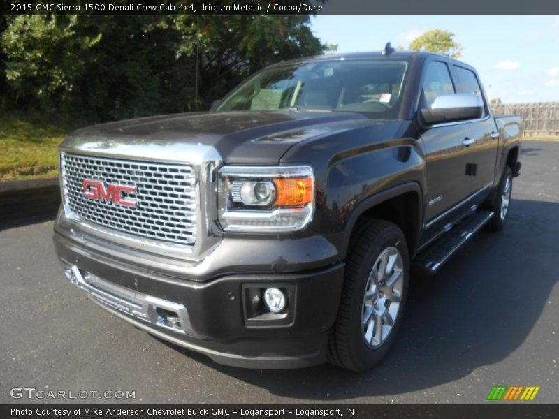 Iridium Metallic / Cocoa/Dune 2015 GMC Sierra 1500 Denali Crew Cab 4x4