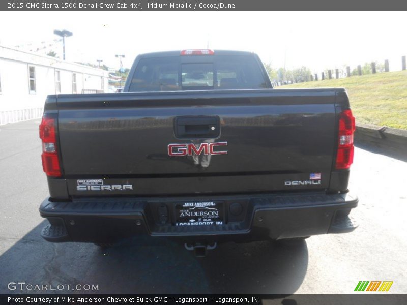 Iridium Metallic / Cocoa/Dune 2015 GMC Sierra 1500 Denali Crew Cab 4x4