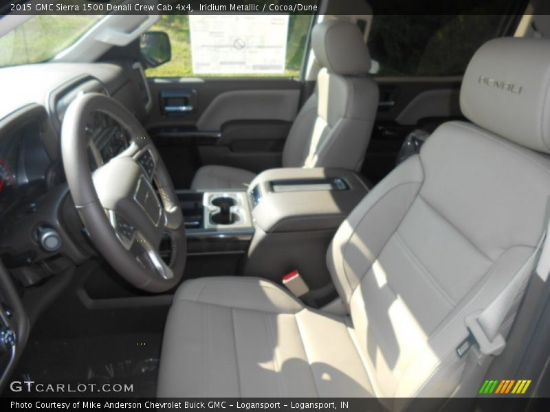 Iridium Metallic / Cocoa/Dune 2015 GMC Sierra 1500 Denali Crew Cab 4x4