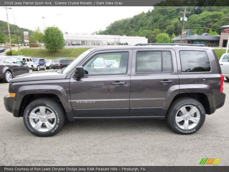 Granite Crystal Metallic / Dark Slate Gray 2016 Jeep Patriot Sport 4x4