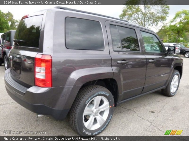 Granite Crystal Metallic / Dark Slate Gray 2016 Jeep Patriot Sport 4x4