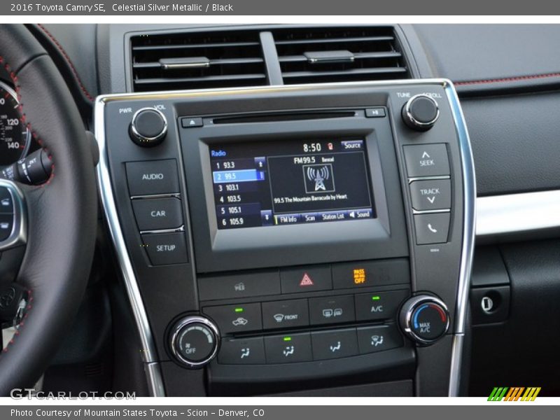 Controls of 2016 Camry SE