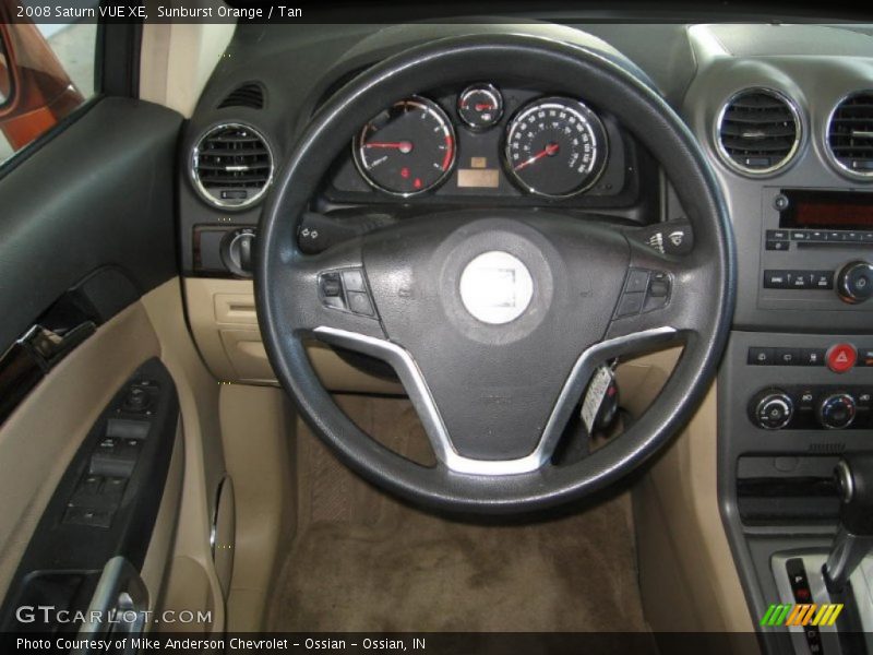 Sunburst Orange / Tan 2008 Saturn VUE XE