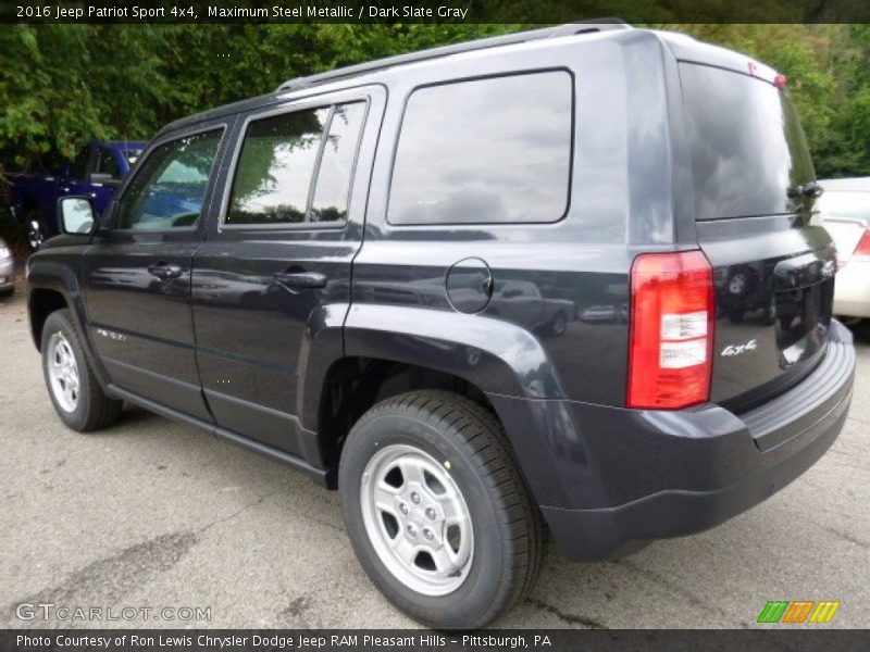 Maximum Steel Metallic / Dark Slate Gray 2016 Jeep Patriot Sport 4x4