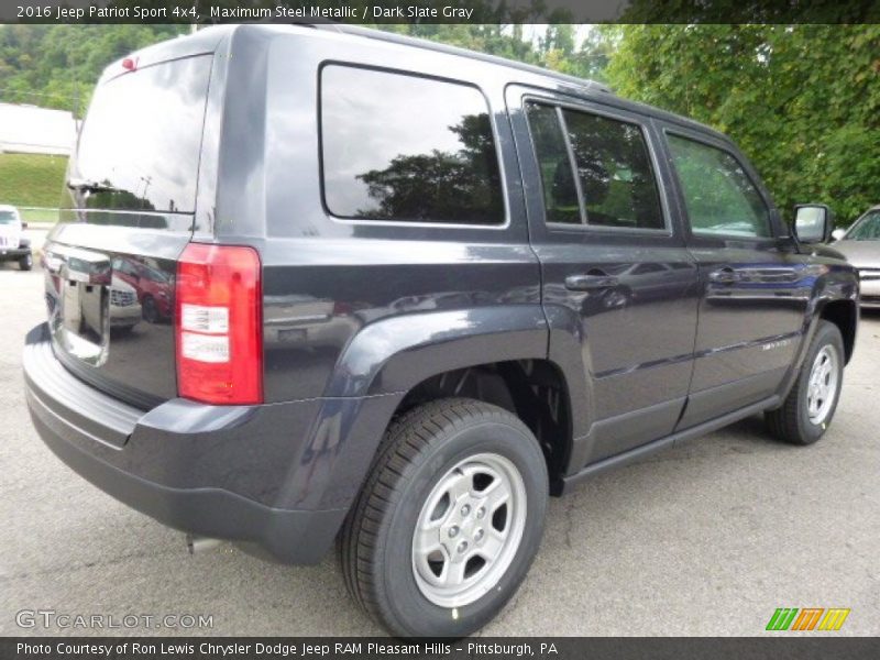 Maximum Steel Metallic / Dark Slate Gray 2016 Jeep Patriot Sport 4x4