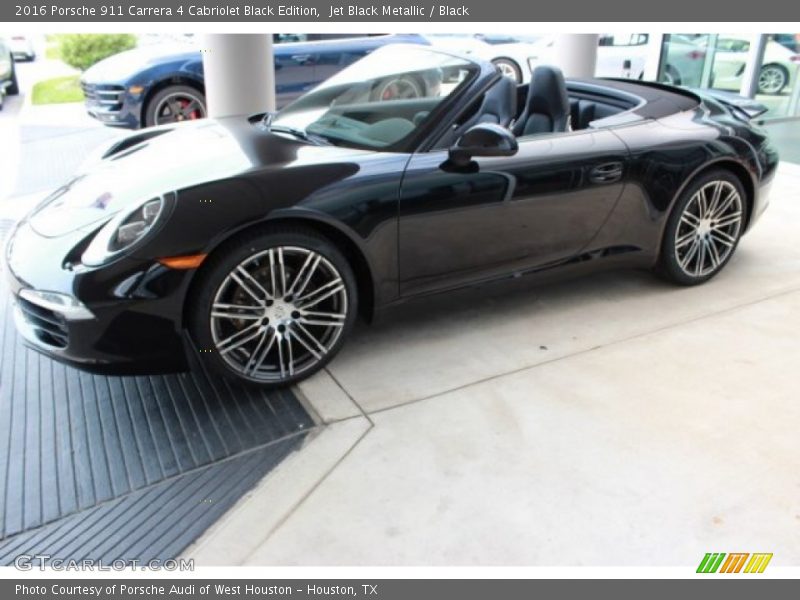  2016 911 Carrera 4 Cabriolet Black Edition Jet Black Metallic