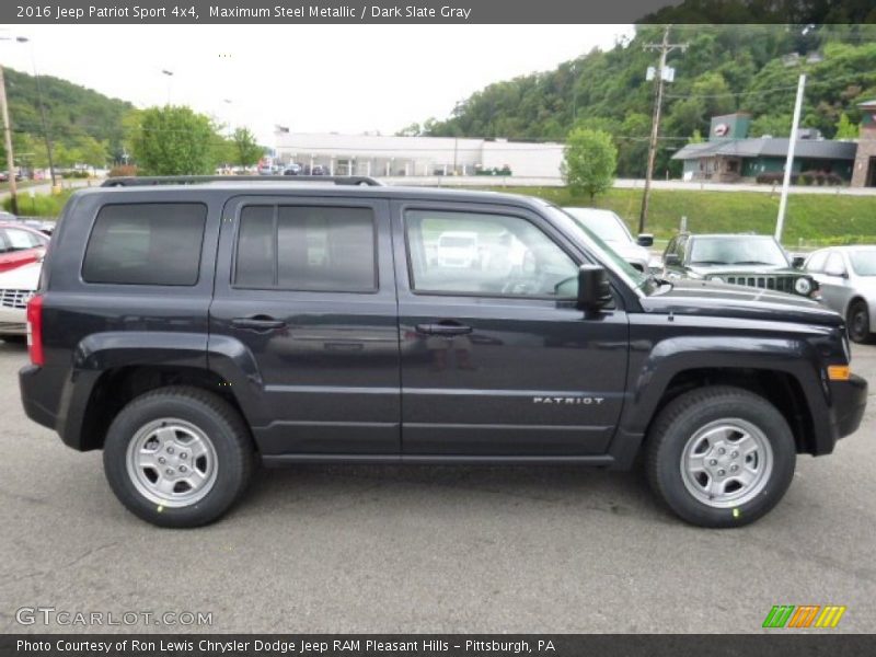 Maximum Steel Metallic / Dark Slate Gray 2016 Jeep Patriot Sport 4x4