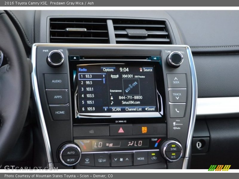 Predawn Gray Mica / Ash 2016 Toyota Camry XSE
