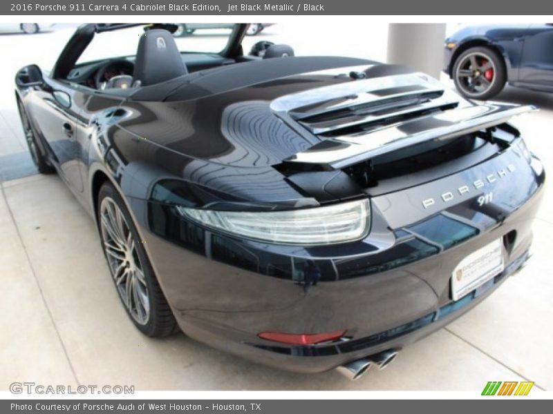  2016 911 Carrera 4 Cabriolet Black Edition Jet Black Metallic