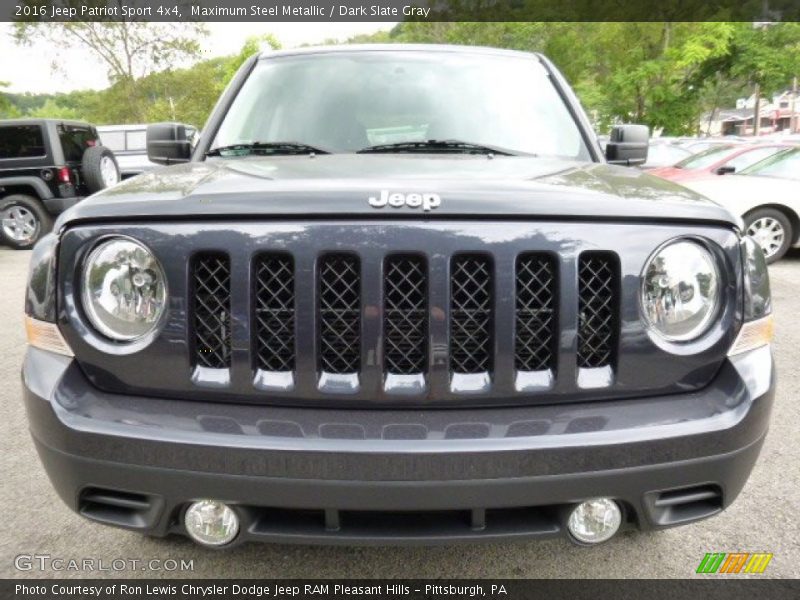 Maximum Steel Metallic / Dark Slate Gray 2016 Jeep Patriot Sport 4x4