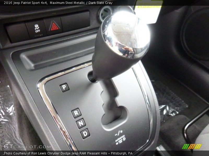 Maximum Steel Metallic / Dark Slate Gray 2016 Jeep Patriot Sport 4x4
