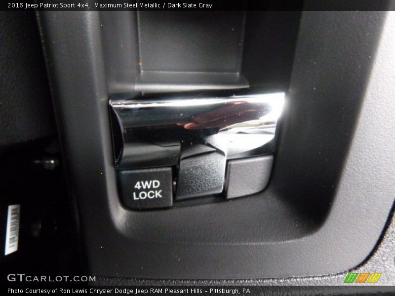 Maximum Steel Metallic / Dark Slate Gray 2016 Jeep Patriot Sport 4x4