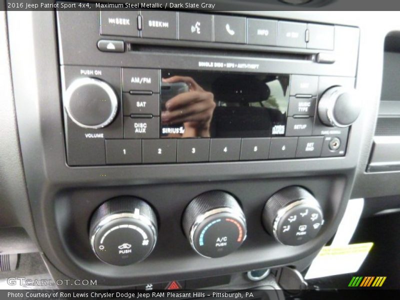 Maximum Steel Metallic / Dark Slate Gray 2016 Jeep Patriot Sport 4x4