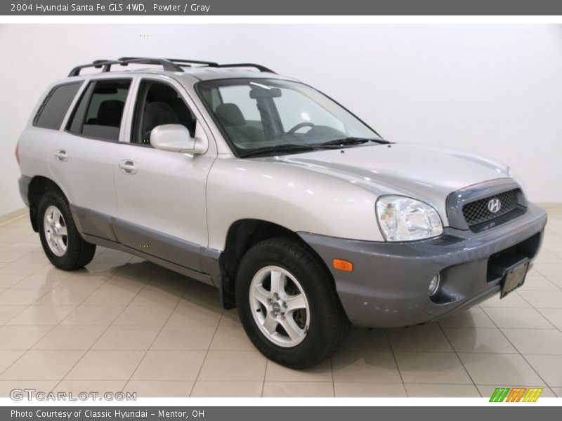 Pewter / Gray 2004 Hyundai Santa Fe GLS 4WD