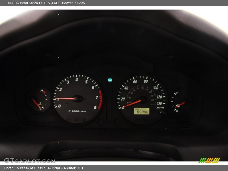 Pewter / Gray 2004 Hyundai Santa Fe GLS 4WD