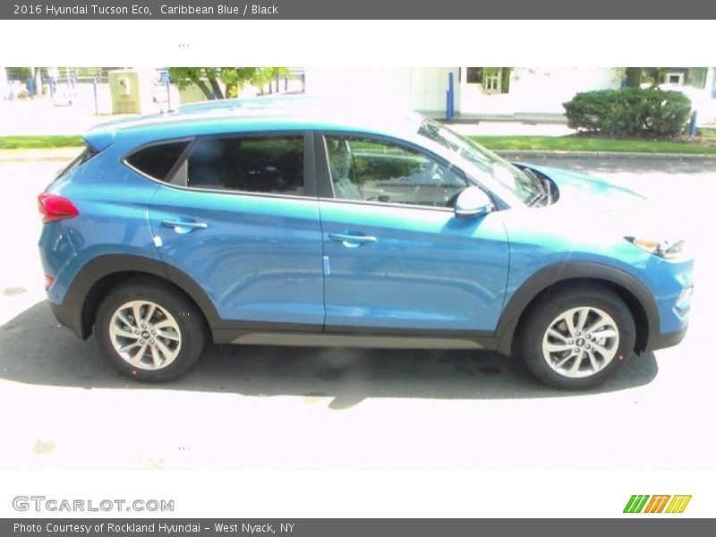 Caribbean Blue / Black 2016 Hyundai Tucson Eco