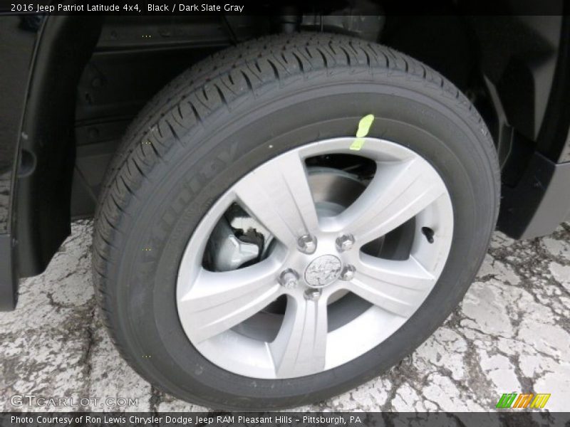 Black / Dark Slate Gray 2016 Jeep Patriot Latitude 4x4