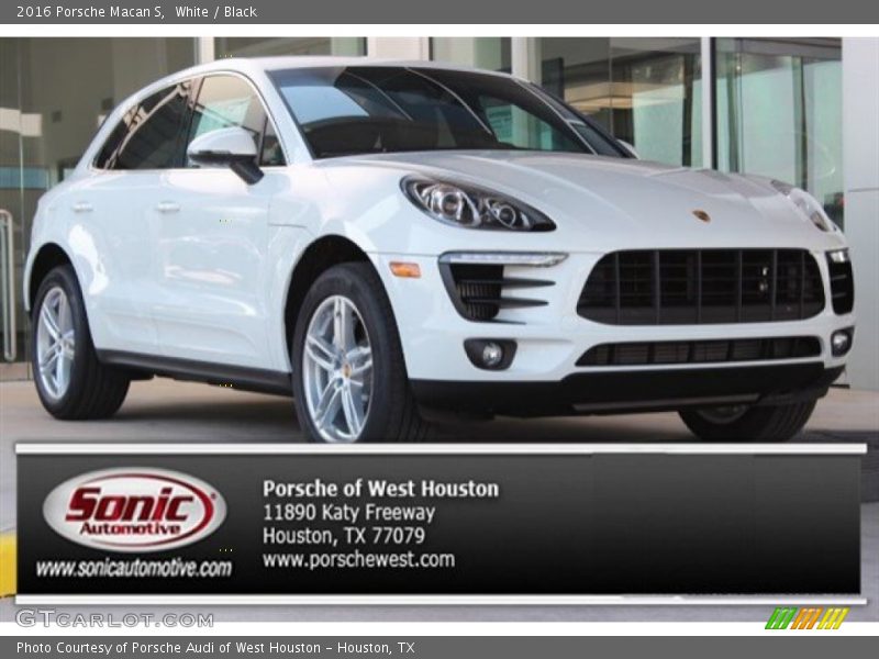 White / Black 2016 Porsche Macan S