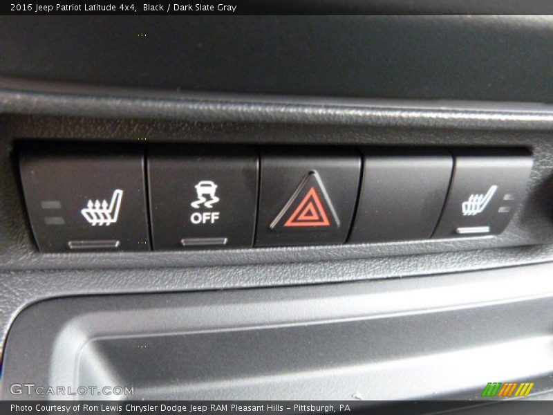 Black / Dark Slate Gray 2016 Jeep Patriot Latitude 4x4