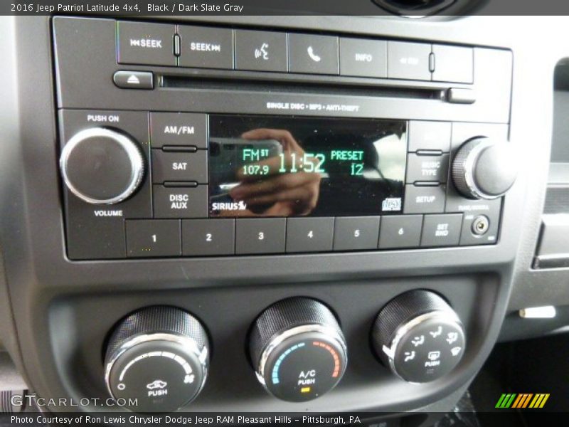 Black / Dark Slate Gray 2016 Jeep Patriot Latitude 4x4