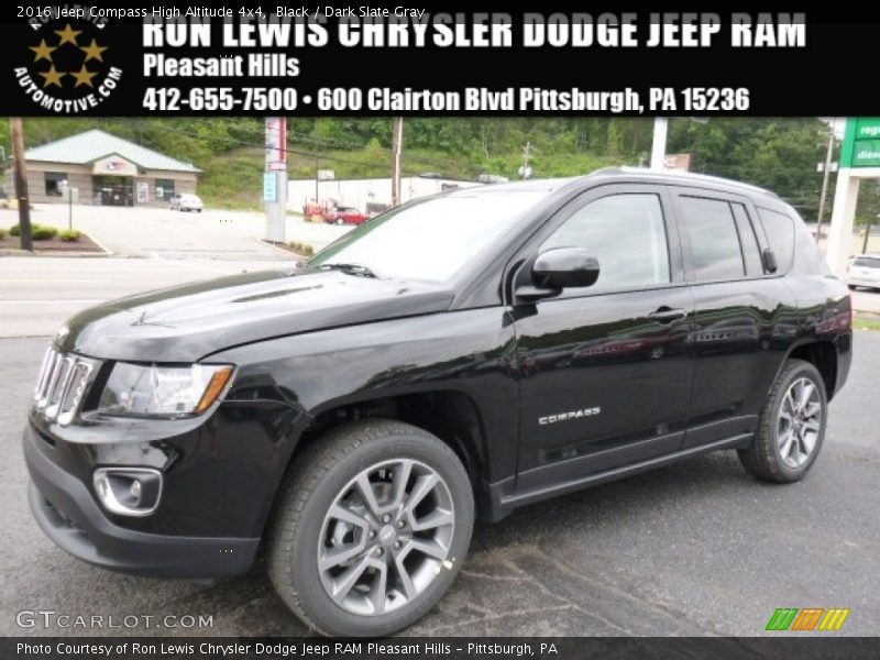 Black / Dark Slate Gray 2016 Jeep Compass High Altitude 4x4