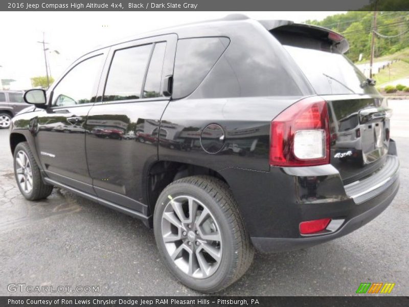 Black / Dark Slate Gray 2016 Jeep Compass High Altitude 4x4