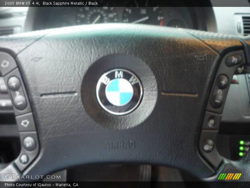 Black Sapphire Metallic / Black 2005 BMW X5 4.4i