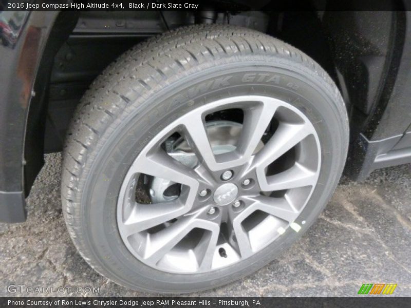 Black / Dark Slate Gray 2016 Jeep Compass High Altitude 4x4