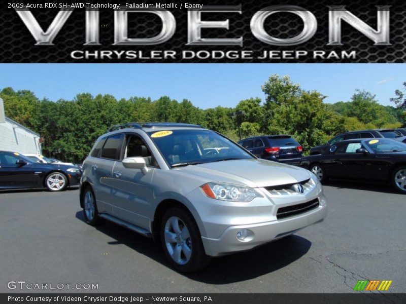 Palladium Metallic / Ebony 2009 Acura RDX SH-AWD Technology