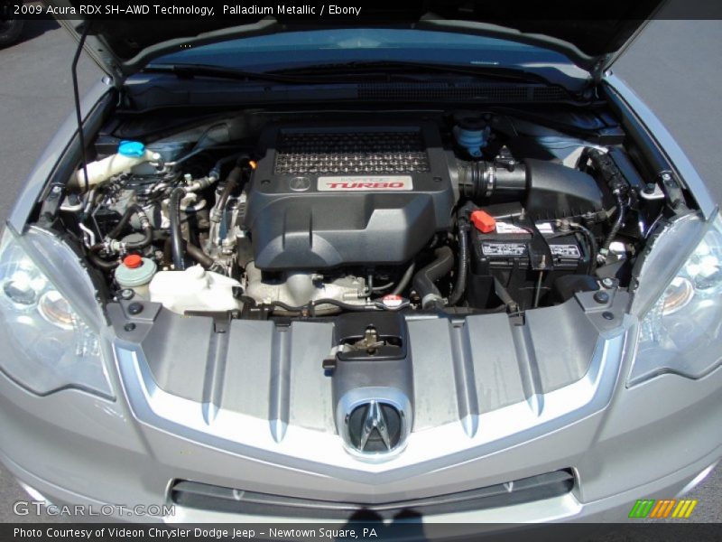 Palladium Metallic / Ebony 2009 Acura RDX SH-AWD Technology