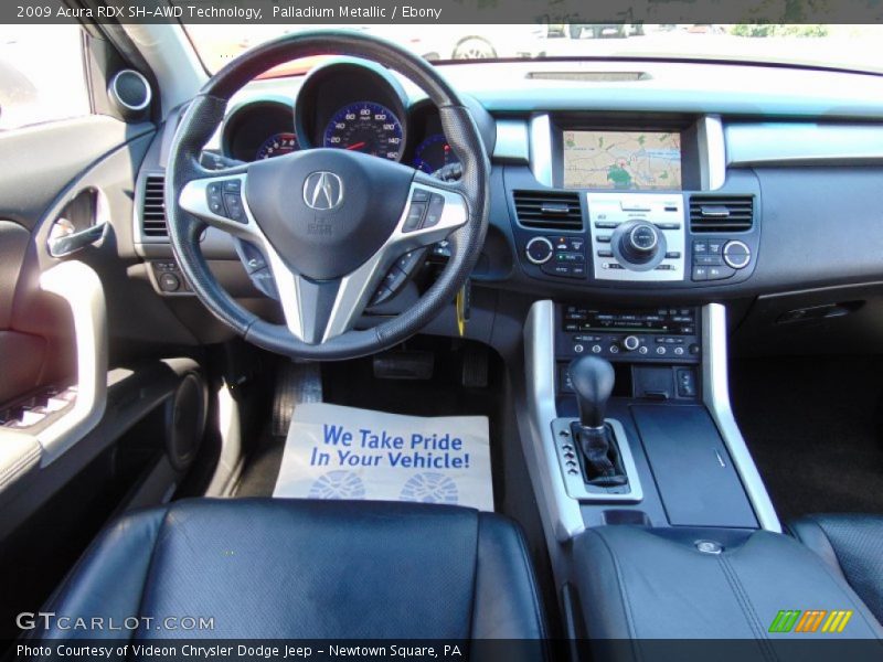 Palladium Metallic / Ebony 2009 Acura RDX SH-AWD Technology