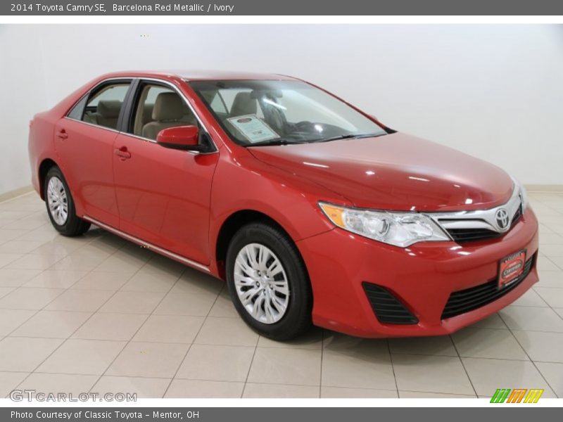 Barcelona Red Metallic / Ivory 2014 Toyota Camry SE